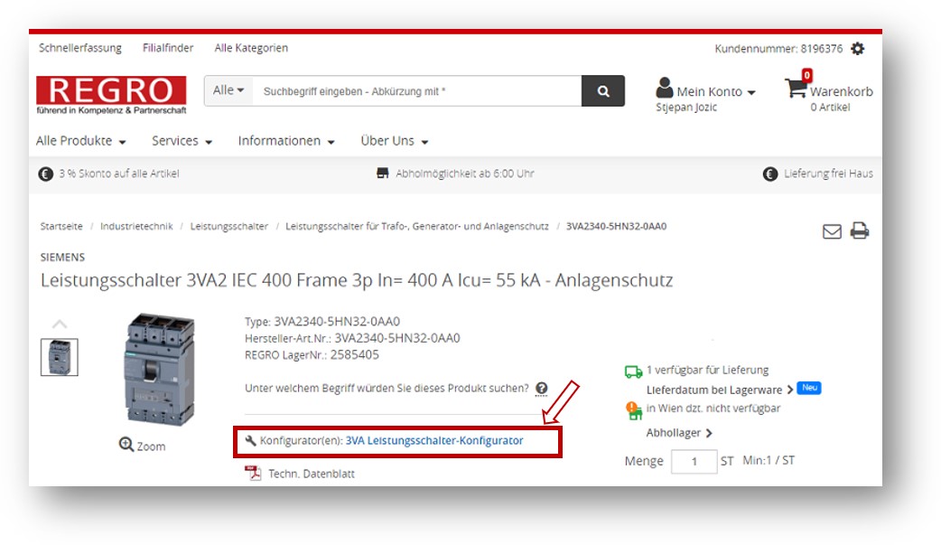 Siemens-Konfigurator